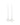 Two tall white taper candles with Hall of Flame’s White Flower Candle Holders, crafted by 3D printing, displayed on a plain white background.