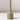 The Hall of Flame Olive Green Wax Candle Holder stands upright on a matching round base, casting a soft shadow on a white surface with a neutral background.