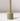 The Hall of Flame Olive Green Wax Candle Holder stands upright on a matching round base, casting a soft shadow on a white surface with a neutral background.
