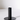 The Hall of Flame Black Plated Candle Holder, a minimalist design suitable for all heights of candles.