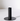 The Hall of Flame Black Plated Candle Holder, a minimalist design suitable for all heights of candles.