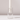 A white candle stands upright in the Hall of Flame Cylinder | Crystal Glass Candle Holder, displayed against a plain white background with soft lighting and subtle shadows.