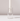 A white candle stands upright in the Hall of Flame Cylinder | Crystal Glass Candle Holder, displayed against a plain white background with soft lighting and subtle shadows.