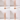 Four images of Hall of Flame’s tall, cylindrical Nude Coloured Glass Sleeves, each with a white, light pink, light brown, or taupe taper candle labeled as Ballet, Venti, or Cappuccino.