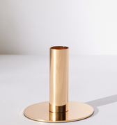 GOLD | PLATED CANDLE HOLDER