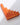 Six orange rectangular boxes labeled “Wedding Pillar Package | 42 pillar candles” by Hall of Flame are arranged from largest to smallest in a descending staircase pattern on a white surface.