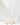 A centrepiece of long white taper candles in clear glass sleeves with gold candle holders.
