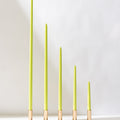 Apple Green Taper Candles