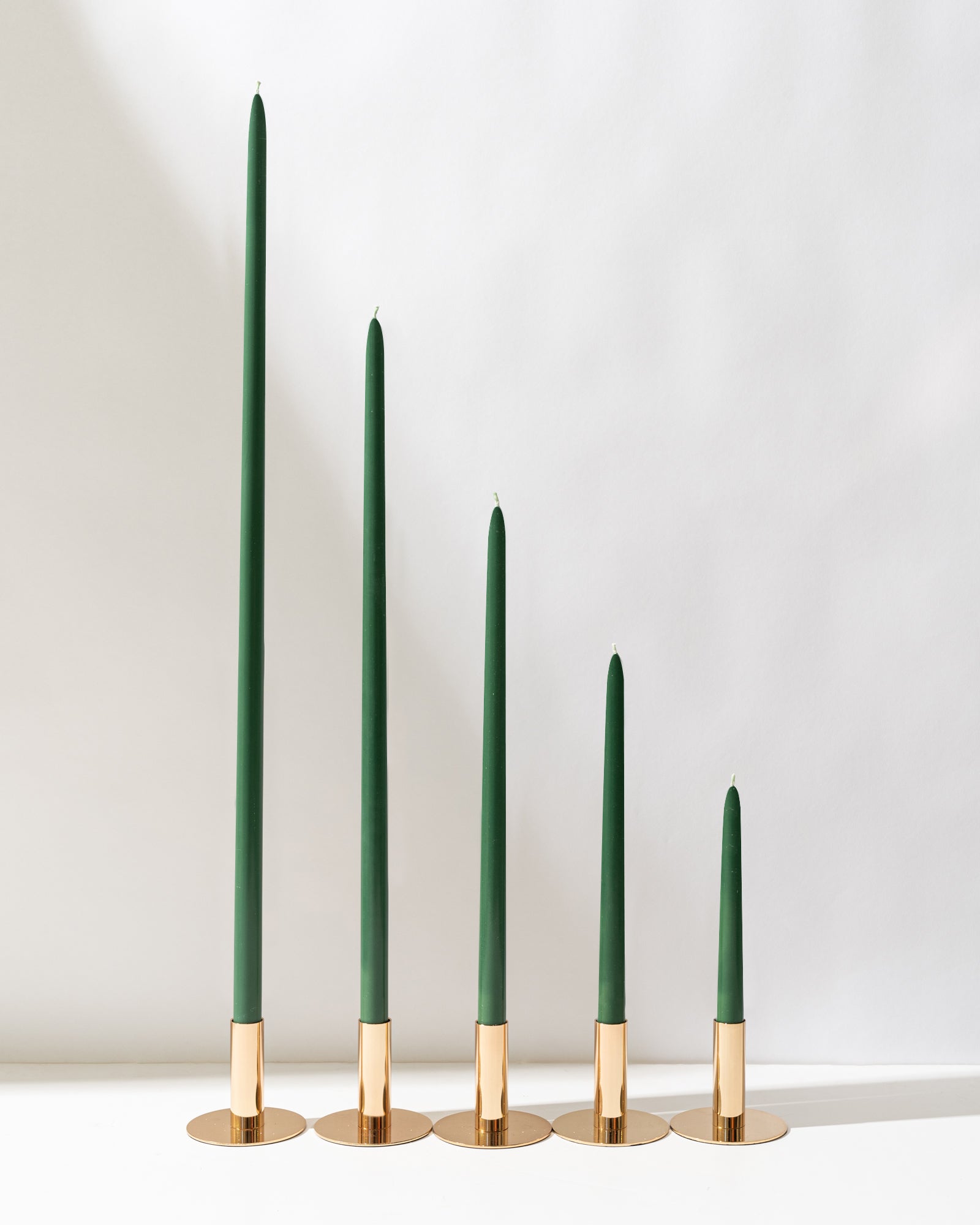 FOREST GREEN | XXL Taper Candles