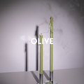 Olive Green Taper Candles