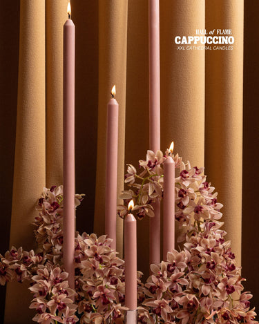 dusty rose candles