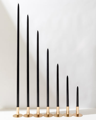 Black Taper Candles