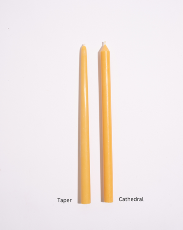 Beeswax Cathedral Candles