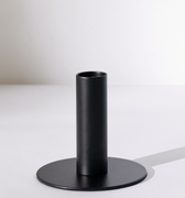BLACK | PLATED CANDLE HOLDER