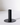 The Hall of Flame Black Plated Candle Holder, a minimalist design suitable for all heights of candles.
