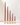 Dark Red burgundy Long taper candles in varying heights, 25cm, 25cm, 46cm, 60cm, 76cm each in a shiny gold holder