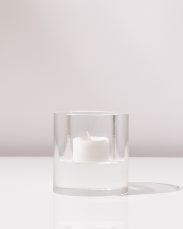 Round Crystal Glass Votive Candles