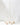 Five white taper candles are lit and placed in Hall of Flames By-the-box Glass Candle Sleeves | Clear, each in a gold-based holder, arranged at varying heights against a white background.