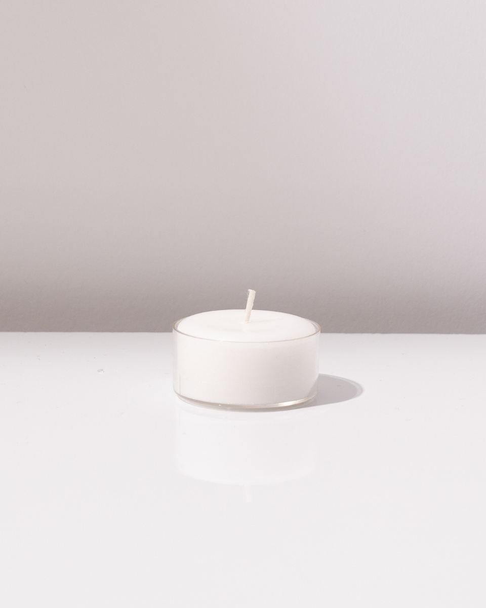 White Tea Light Candles 10 Pack | Hall of Flame