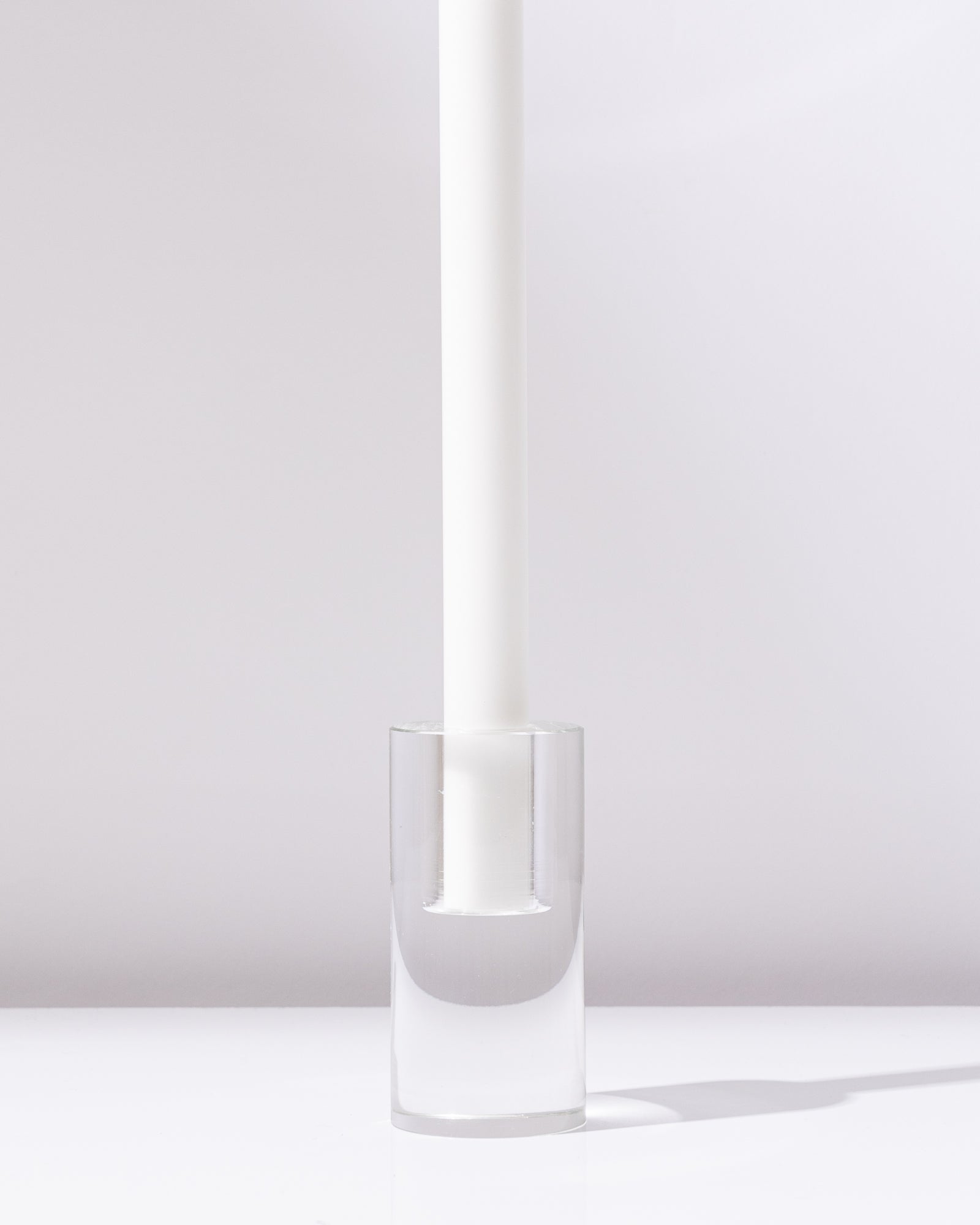 Cylinder | Crystal Glass Candle Holder