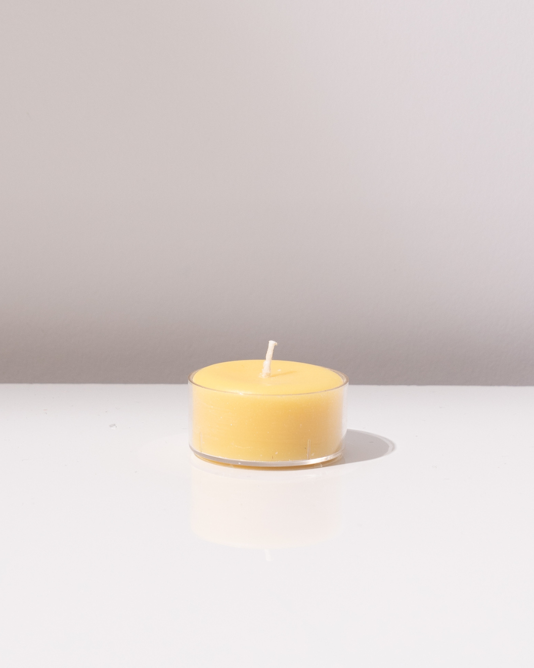 Lemon Yellow Tea Light Candles