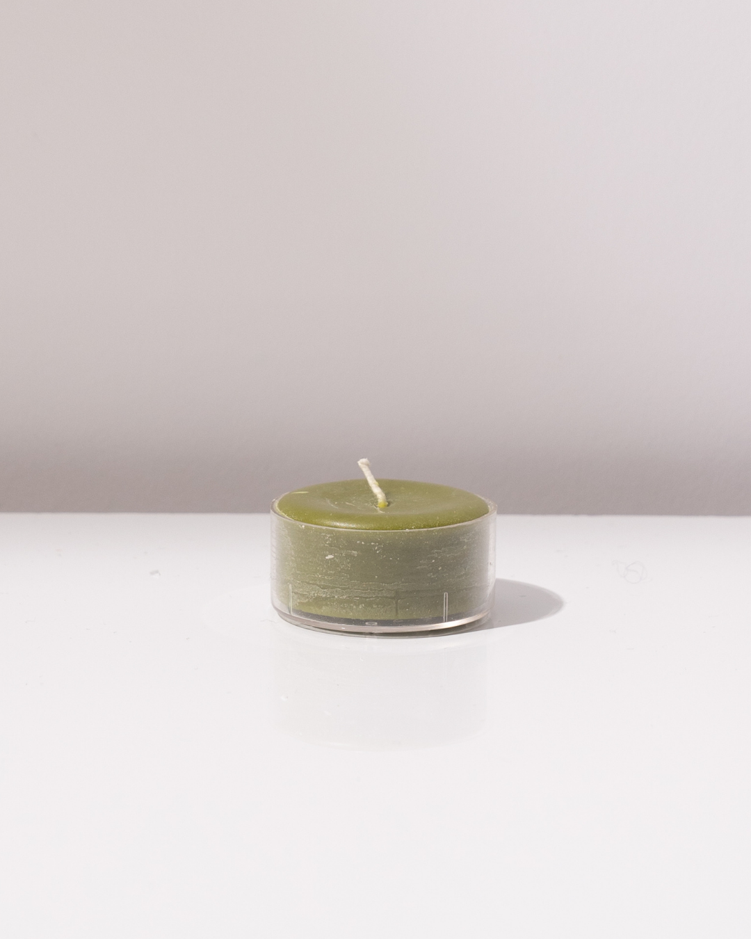 Moss Green Tea Light Candles