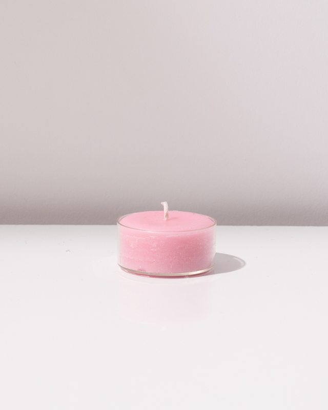 Petal Pink Tea Light Candles 10 Pack | Hall of Flame