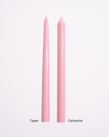 Petal Pink Cathedral Candles