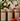Three brown cylindrical Hall of Flame SANDWAX Scented Candle Refill packages labeled “Saffron Jasmine,” “Maison des Livres,” and “Fig Bois” are displayed amid flowers, tomatoes, and greenery with a softly lit background.
