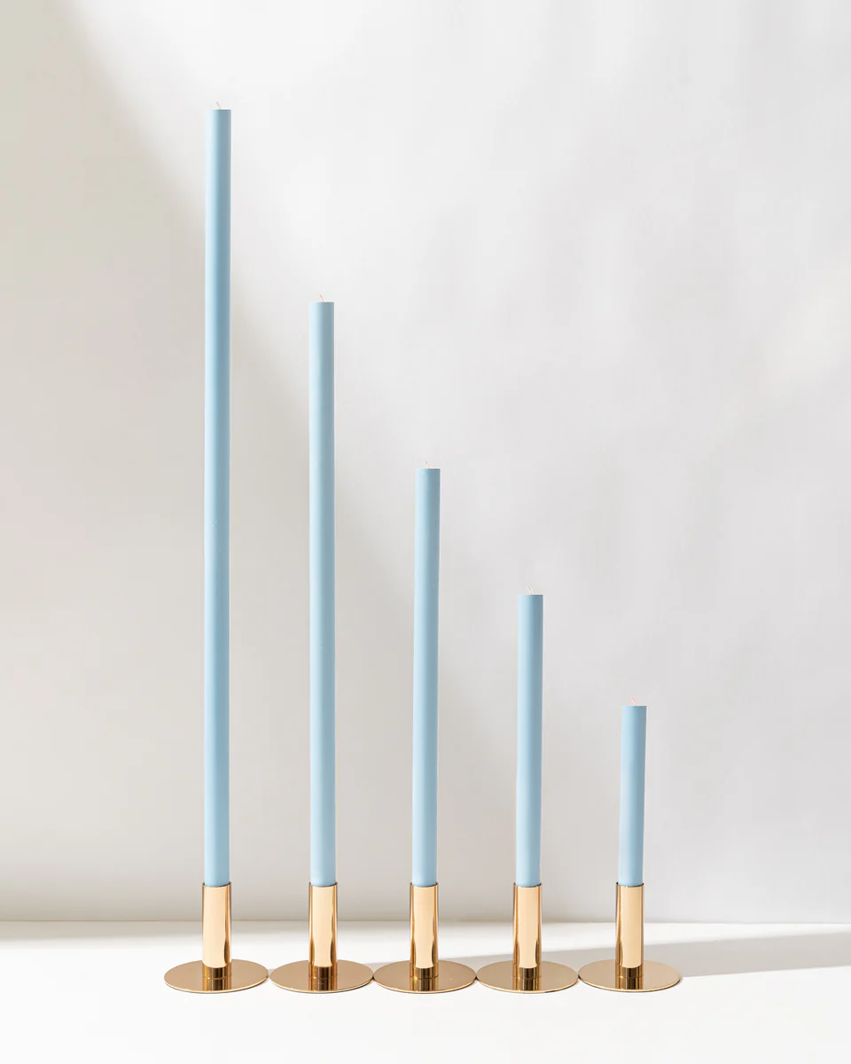 Sky Blue Cathedral Candles XXL