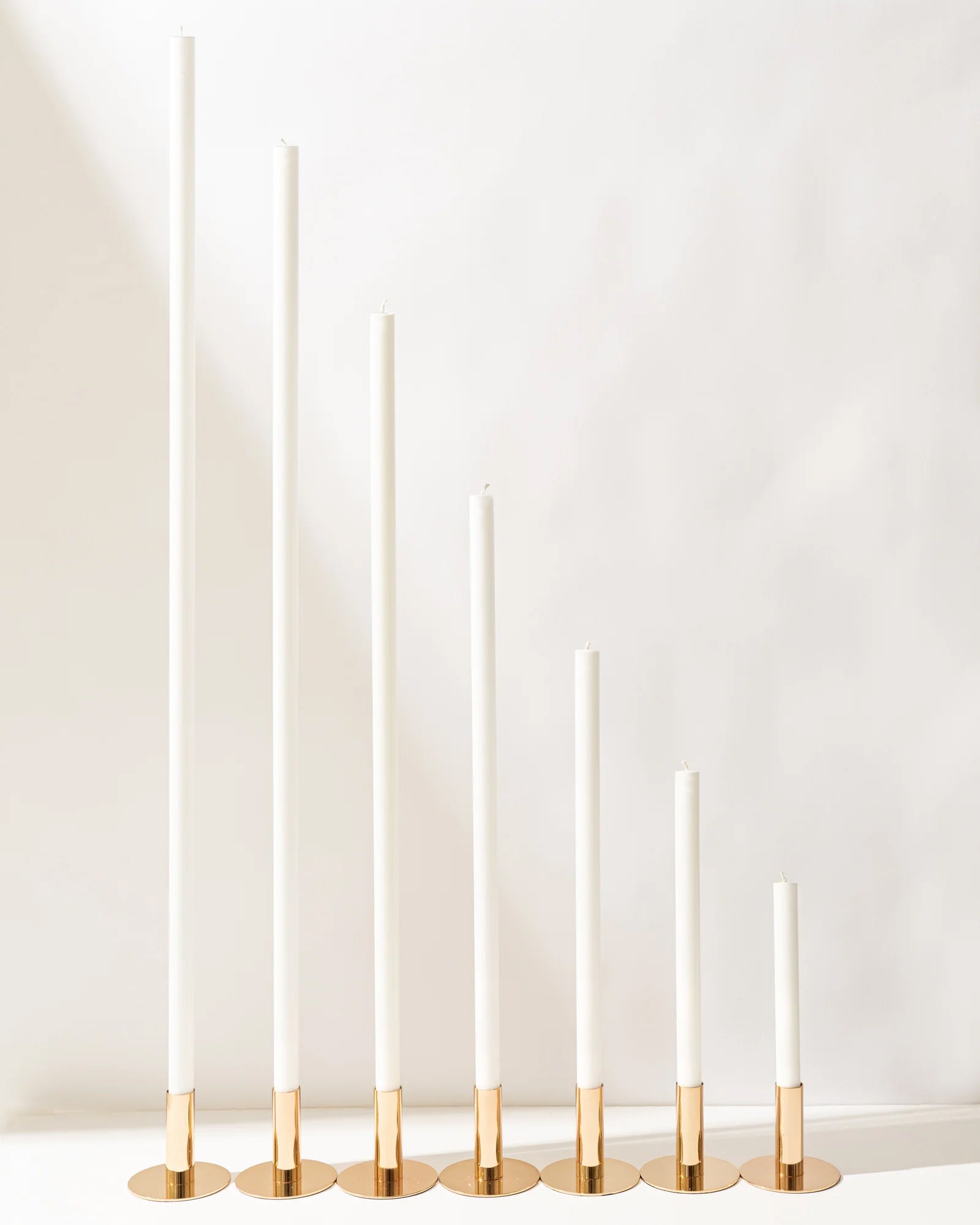 white cathedral candles