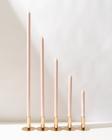 ballet pink cathedral candles