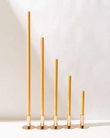 Beeswax Cathedral Candles