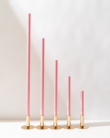 Petal Pink Cathedral Candles